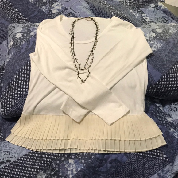 NWOT j.crew cream shirt - Picture 6 of 6